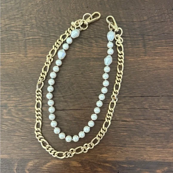 CAbi Gold and Silver Layered Necklace - Picture 1 of 4